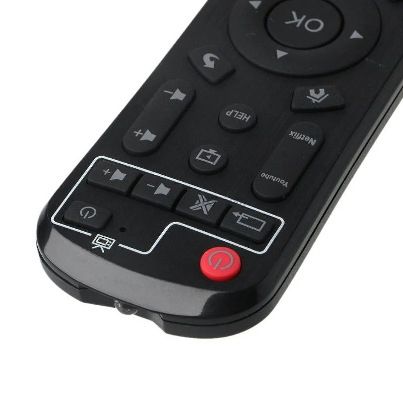 Replacement Remote Control for TV and Smart Set Top Boxes 433MHz Black