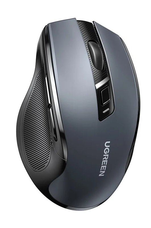 Wireless Bluetooth 5.0 & 2.4GHz Ergonomic Mouse 4000 DPI Silent Clicks for Laptop PC Tablet