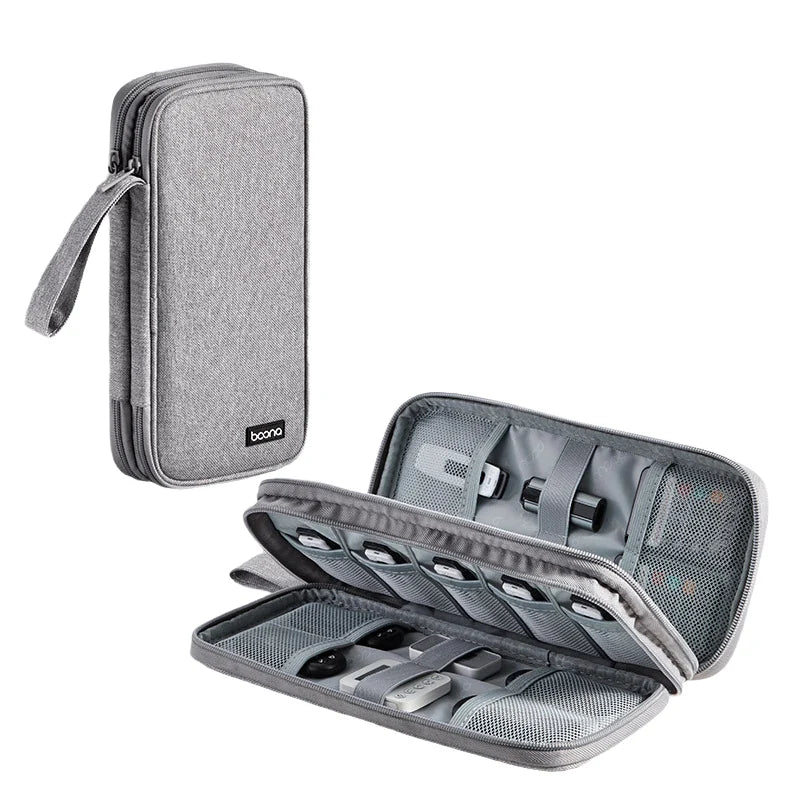 USB Flash Drive Storage Bag for 22 Memory Sticks Dustproof Tech Organiser Case with Zip Closure