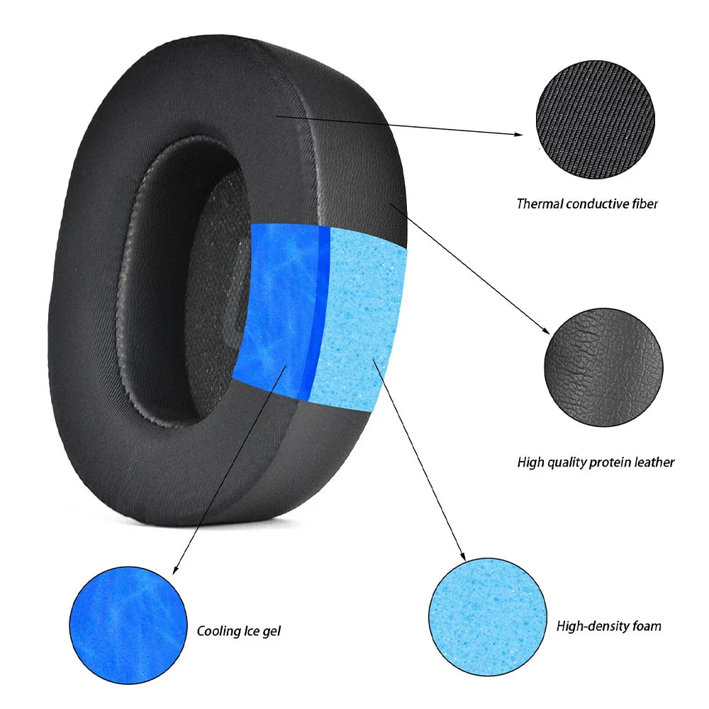 Replacement Leather Ear Pads for JBL Tune Over-Ear Headphones, Soft Memory Foam, Multiple Colours
