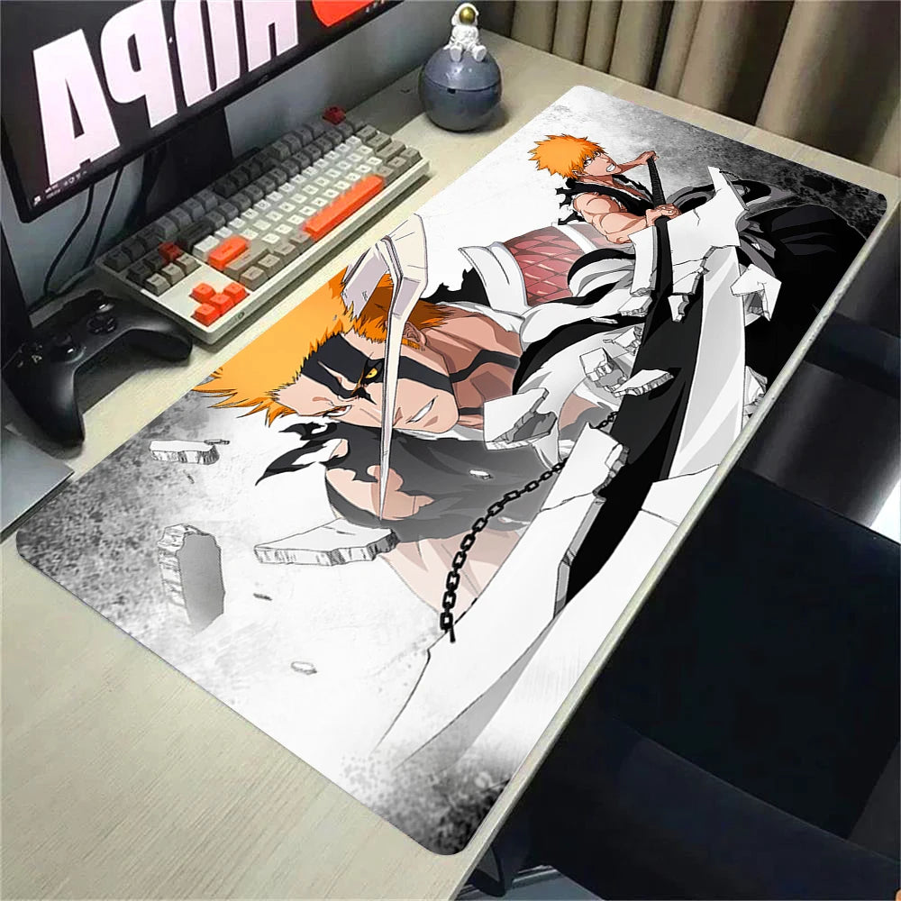Large Extended Gaming Mouse Pad with Anti-Slip Rubber Base and Stitched Edges for Desk Setup