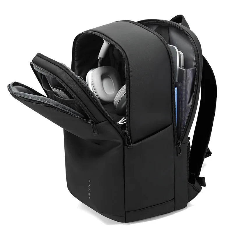 Large Capacity Multi Pocket 15.6 Inch Laptop Backpack Water Resistant Business Travel Bag Unisex