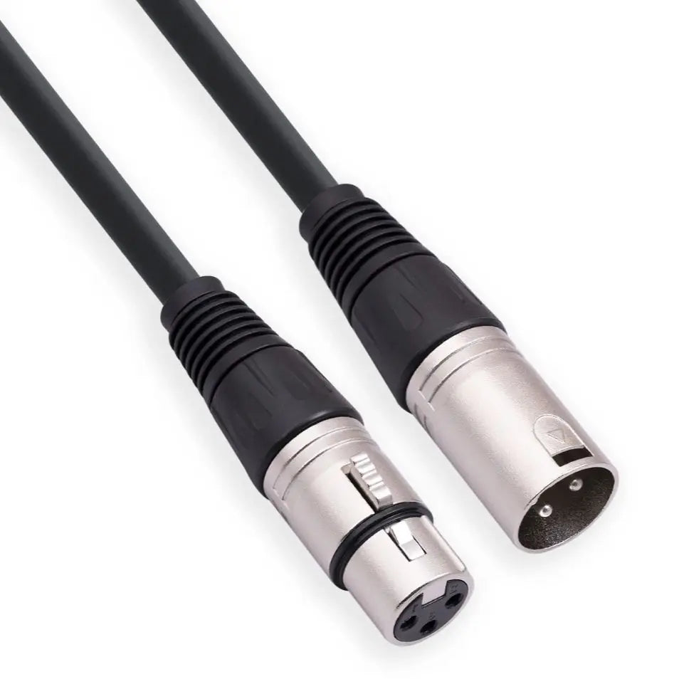 Professional XLR Male to Female Microphone Cable Lead Stereo Audio Cord for Studio & Live Sound Use
