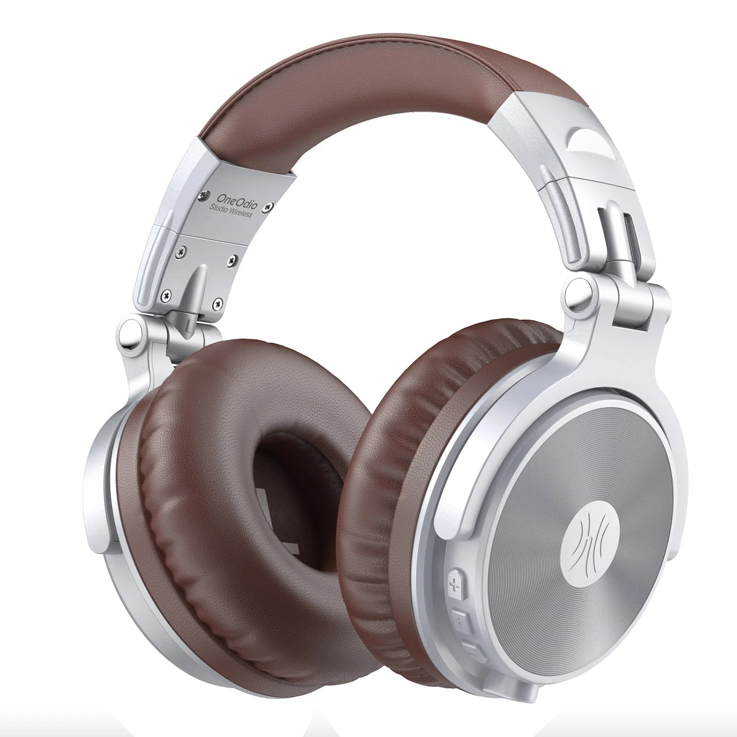 Wireless Bluetooth 5.2 Over-Ear Headphones with Microphone Hi-Res Audio 110 Hour Playtime Foldable
