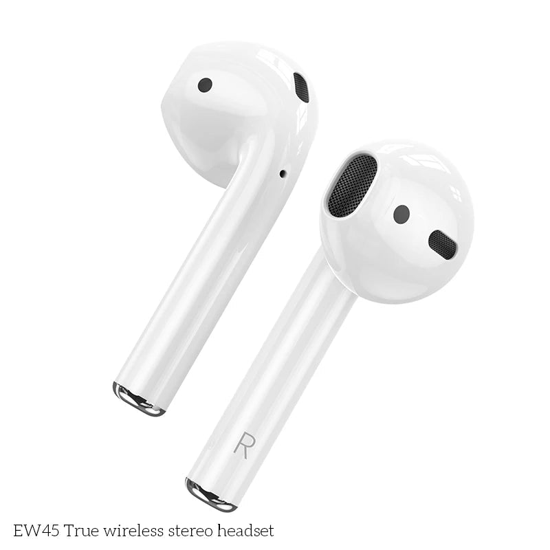 Portable Mini True Wireless Bluetooth Earphones with Charging Case Compact Stereo Music Earbuds Pro