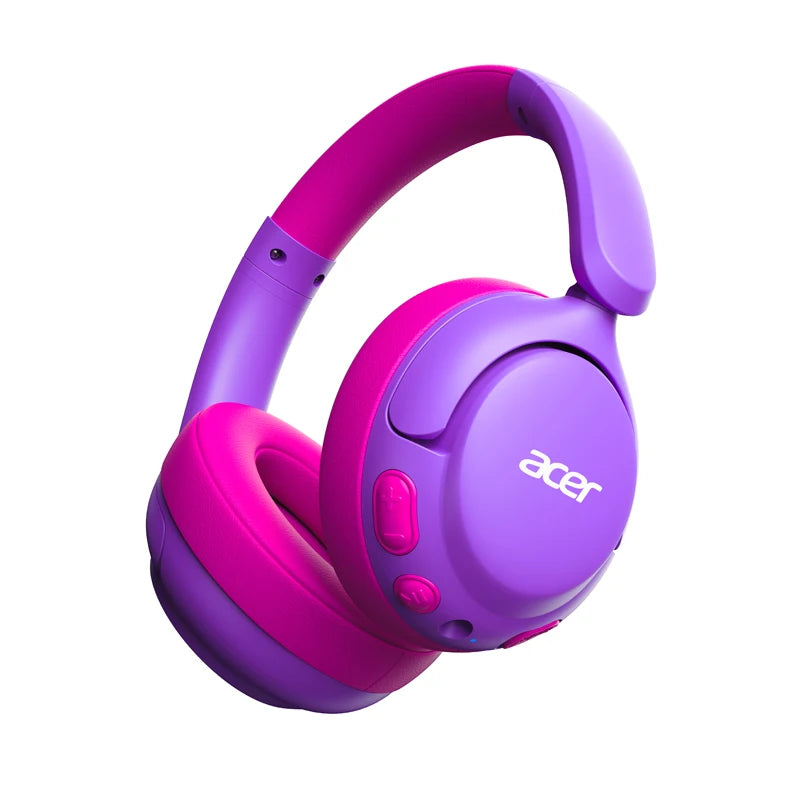 Kids Wireless Bluetooth Headphones with Mic 85dB Volume Limiter Foldable Over Ear Design