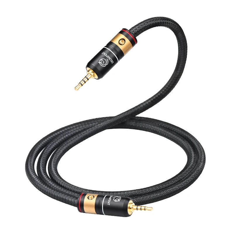 Premium 2.5mm OCC Audio Cable Gold Plated HiFi Aux Cord for Earphone DAC and Amplifier
