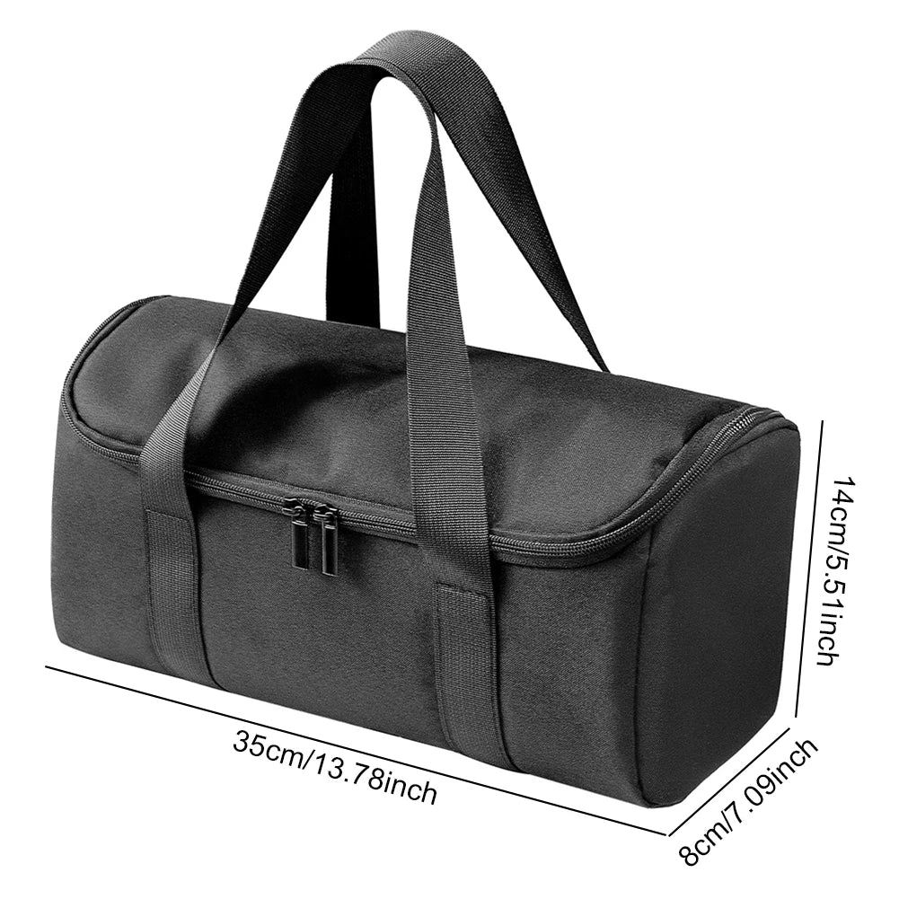 Water Resistant Shockproof Audio Travel Case for Portable Bluetooth Speakers and Accessories Carry Bag