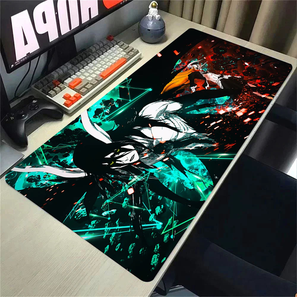 Large Extended Gaming Mouse Pad with Anti-Slip Rubber Base and Stitched Edges for Desk Setup