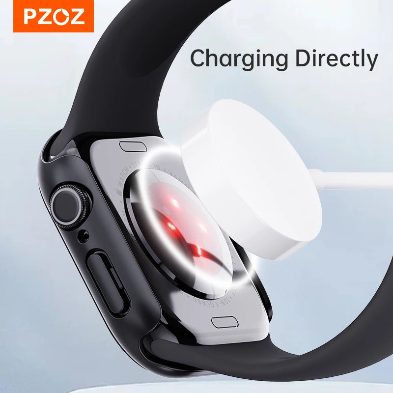 Full Coverage Silicone Protective Case Cover for Apple Watch Series 10 sizes 38-46mm