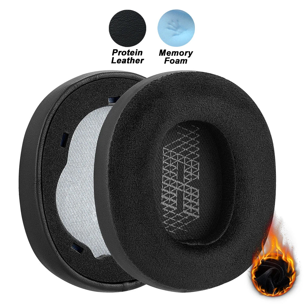 Replacement Memory Foam Ear Pads Compatible with JBL E65BTNC, Live 650BTNC, Live 660NC, Duet NC
