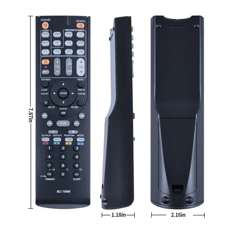 Onkyo Replacement Remote Control Compatible with AV Home Theatre Receivers