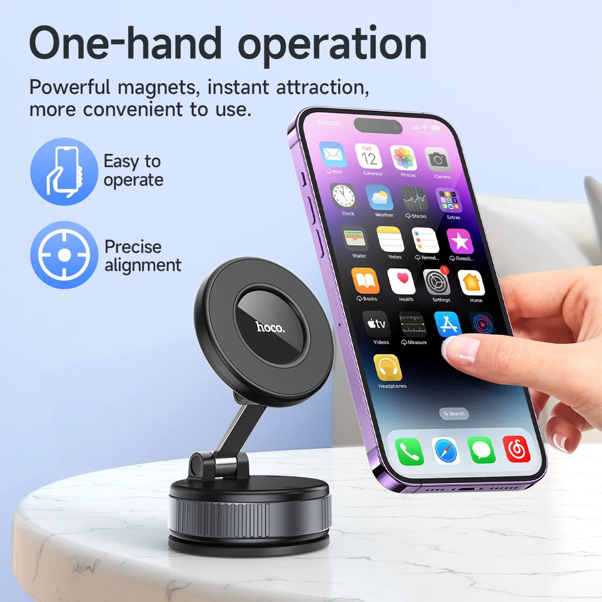 Foldable Vacuum Adsorption Magnetic Car Phone Holder Universal Suction Cup Navigation Mount Stand