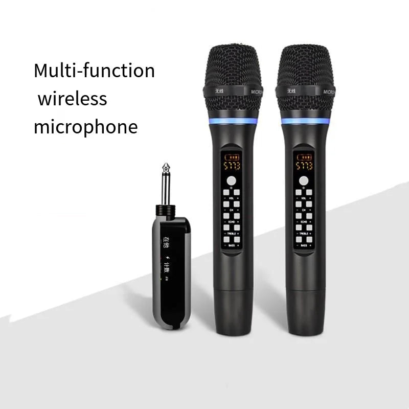 Wireless UHF Handheld Microphone with Bluetooth for Karaoke Party Church and Live Performances