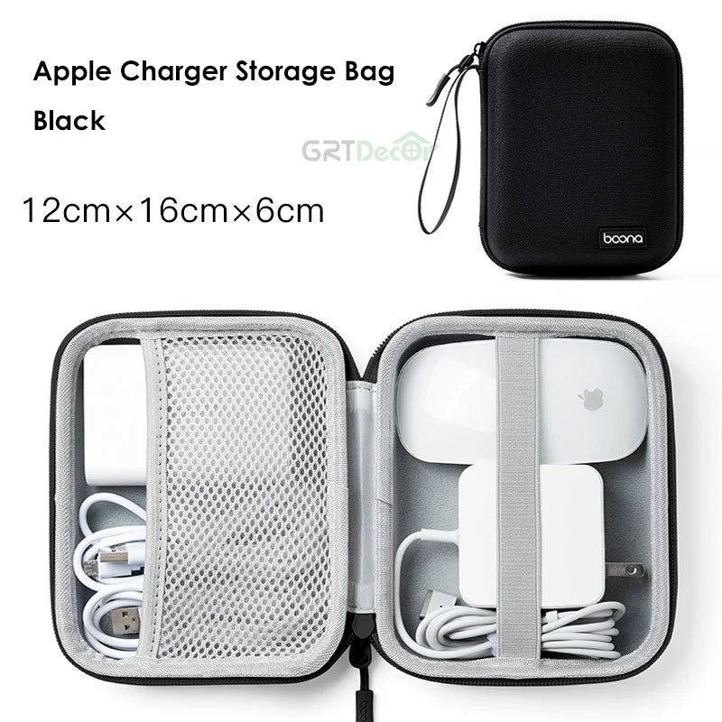 Waterproof Hard Shell Digital Gadgets Storage Travel Bag for Electronics Accessories HDD Earphones