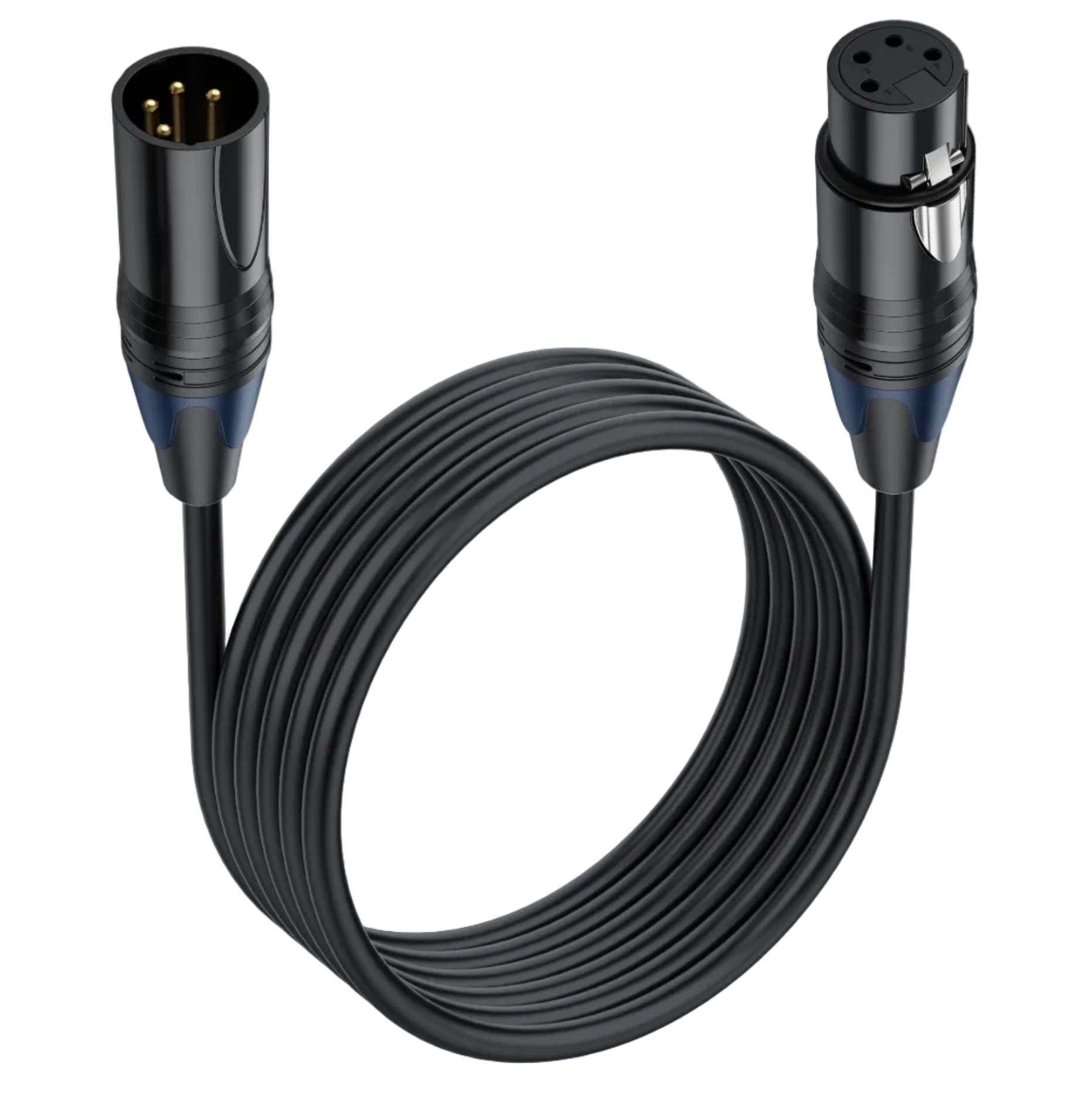 Professional XLR 3-Pin 4-Pin 5-Pin Male to Female OFC Shielded Audio Extension Cable Cord Lead