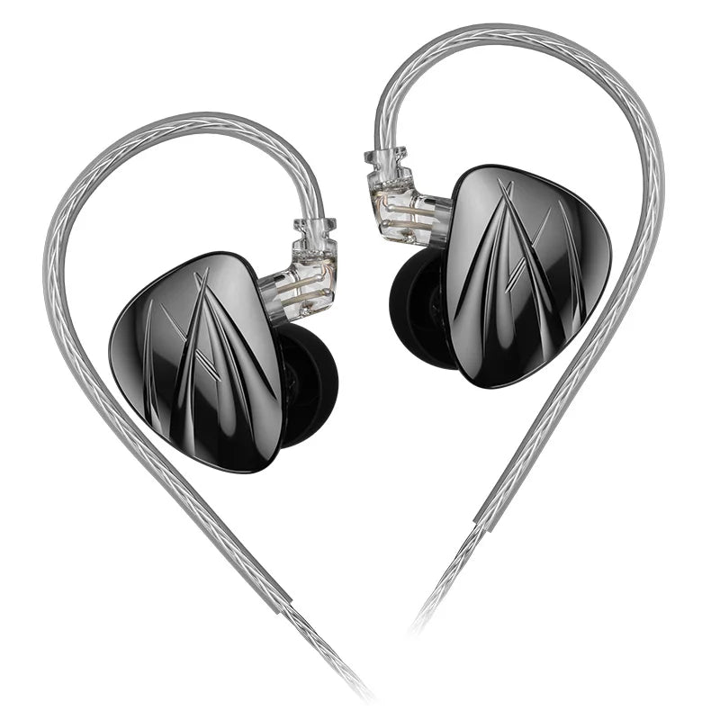 Premium In Ear Wired Earphones with Hybrid Drivers and Adjustable Sound Tuning Switch