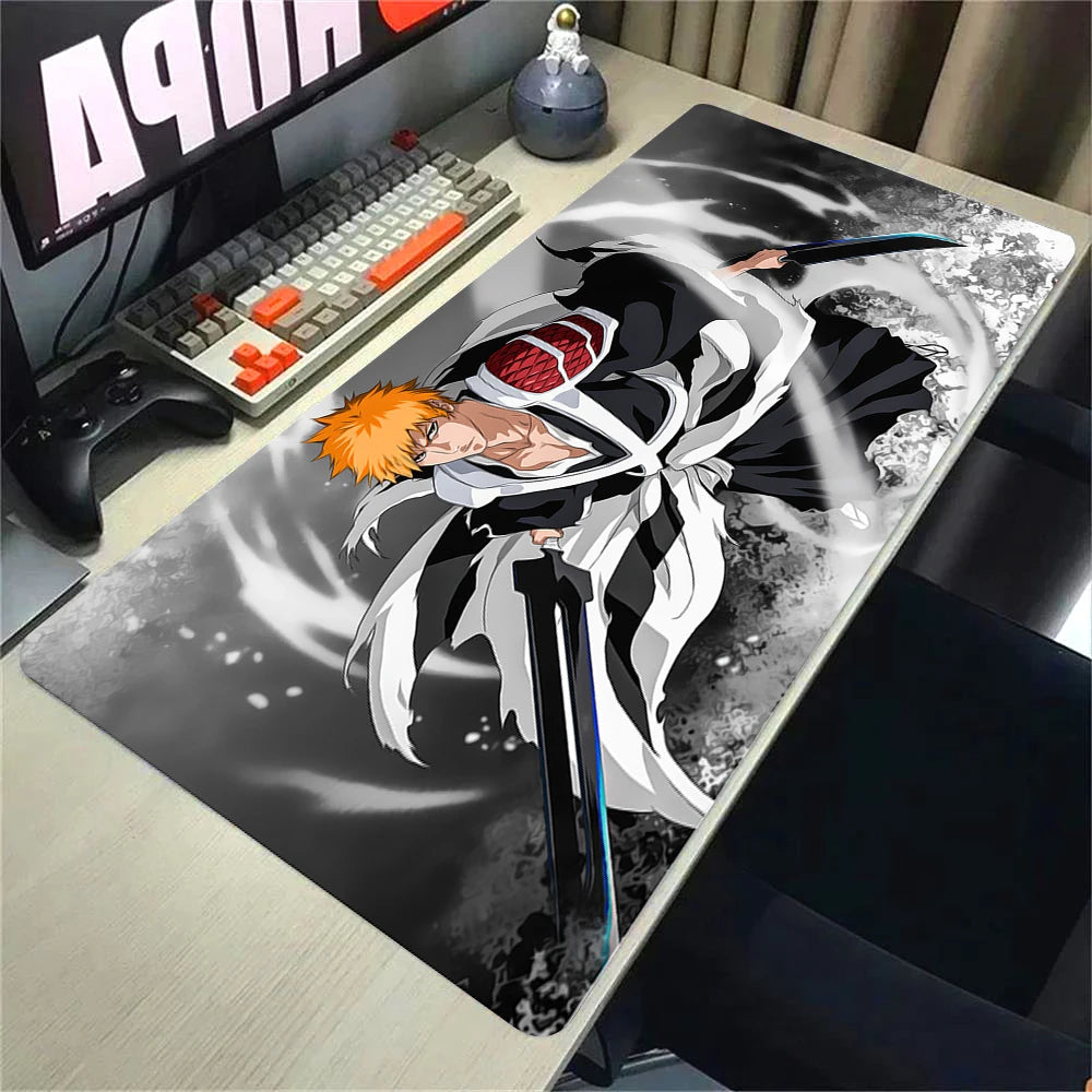 Large Extended Gaming Mouse Pad with Anti-Slip Rubber Base and Stitched Edges for Desk Setup