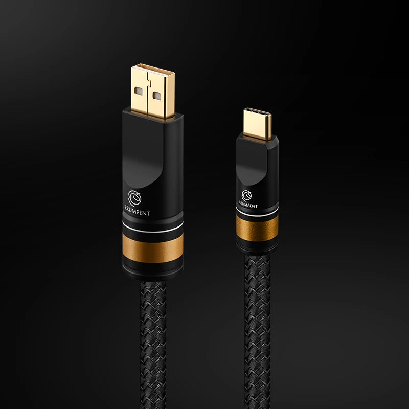 Premium OCC Single Crystal Copper HiFi USB Audio Cable for DAC and Computer Audio