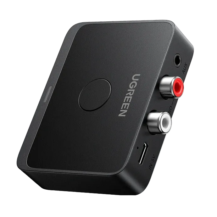 Bluetooth Audio Receiver with LDAC 3.5mm RCA Hi-Res Wireless Adapter for Home Stereo Systems