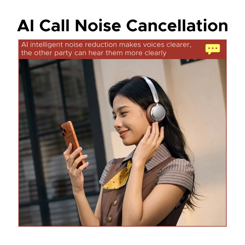 Studio Plus Wireless Over-Ear Headphones with 25dB ANC, Bluetooth, 3D Spatial Audio