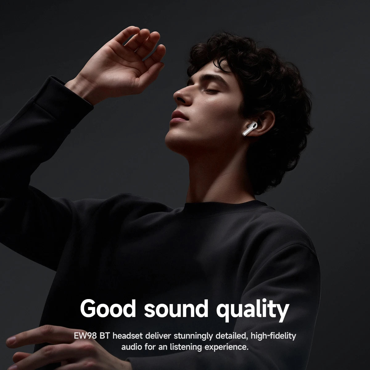 True Wireless Earbuds with ANC Heart Rate Monitor Bluetooth AI Translation Long Battery Life