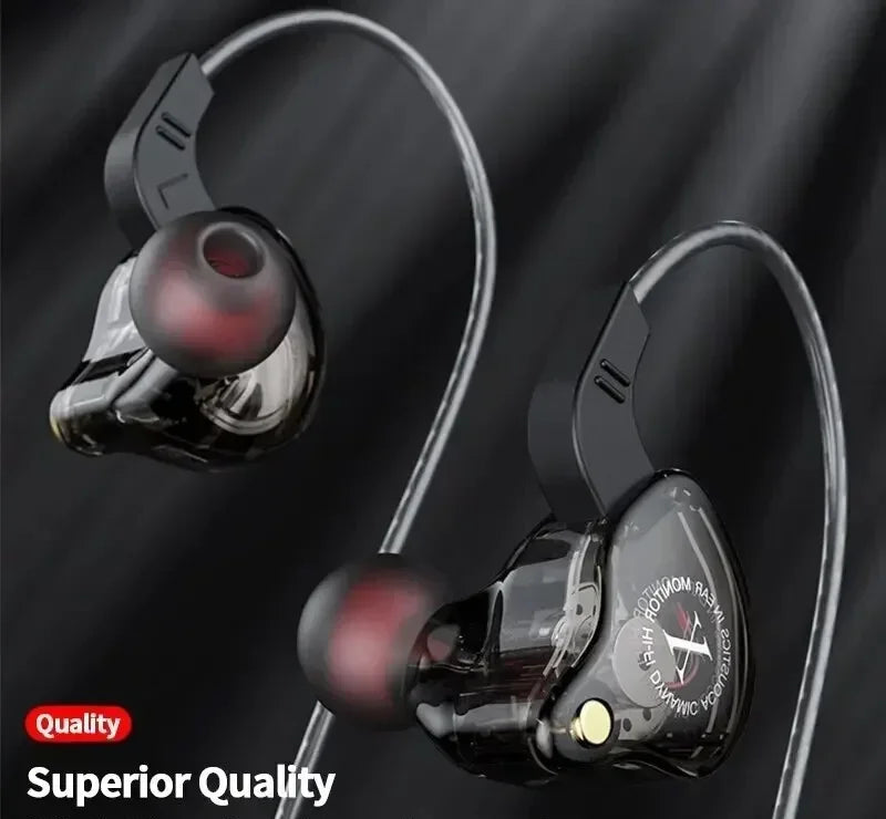 Dynamic Wired Gaming Earphones with Deep Bass and Noise Cancelling In Ear Headset Mic