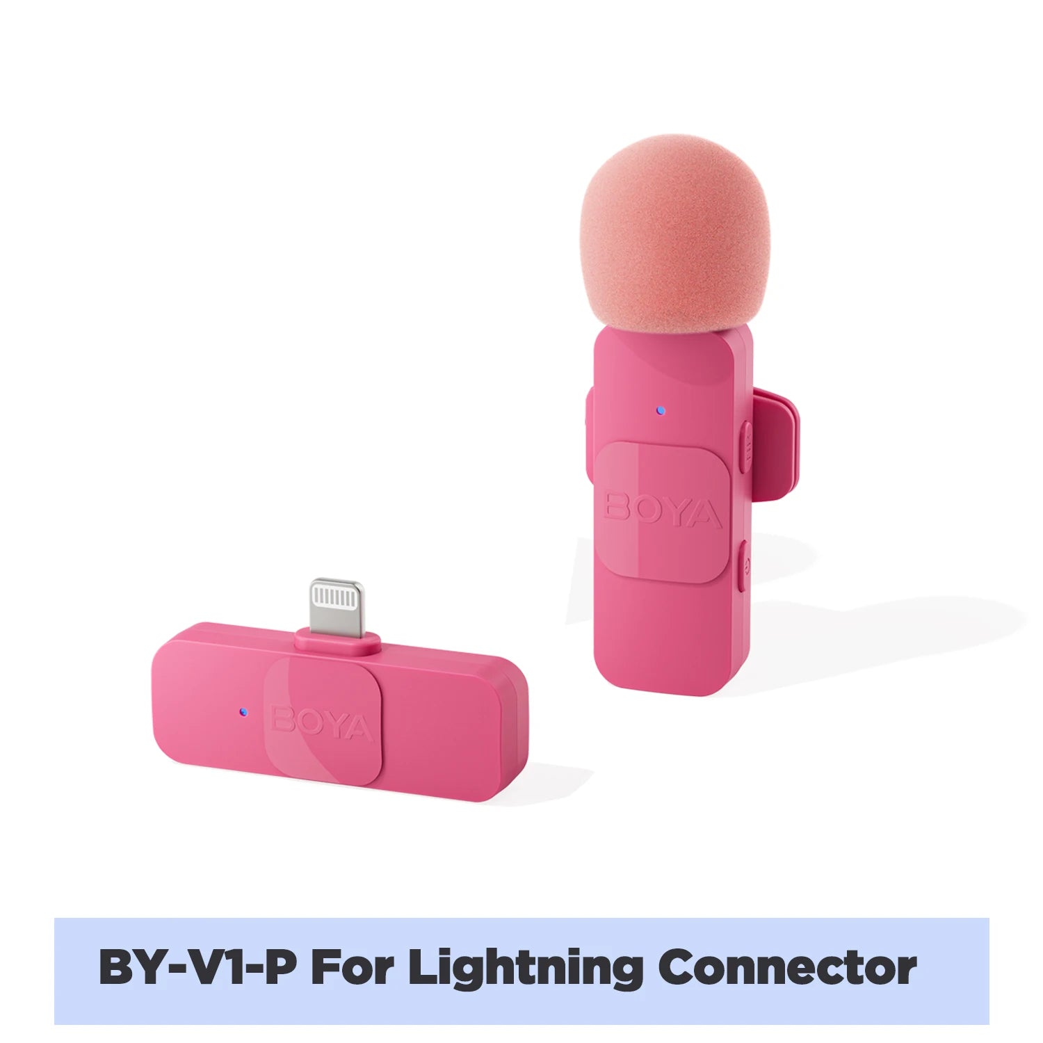 Wireless Lavalier Microphone for iPhone Android USB-C Live Streaming Vlogging Interviews Gaming Pro