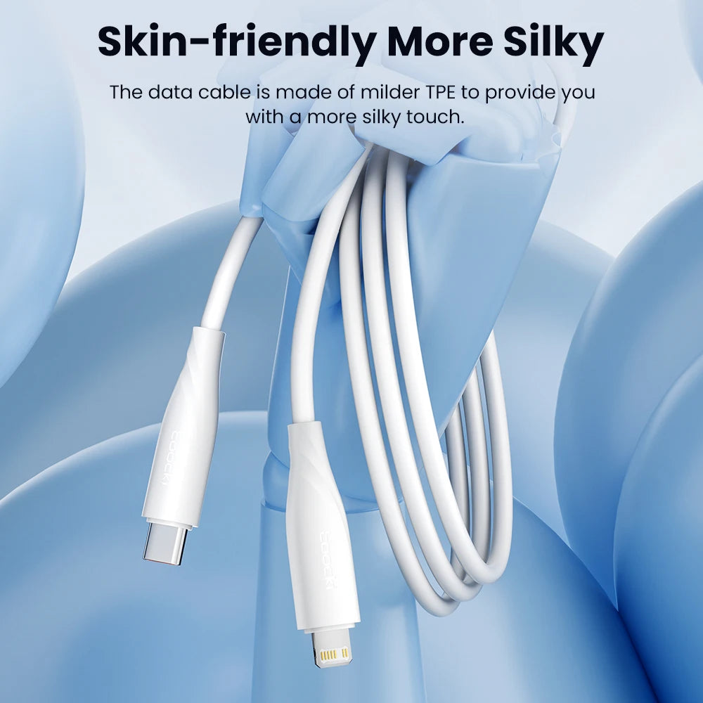USB C to Lightning Fast Charging Cable for iPhone and iPad with Braided Design 20W PD