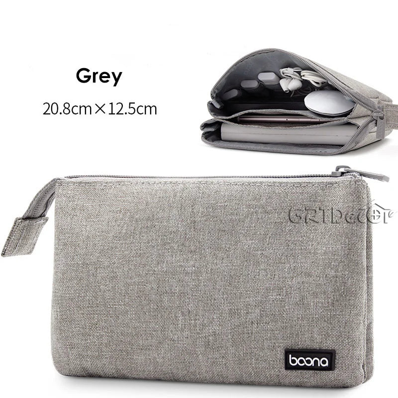 Multifunctional Digital Storage Bag for Electronics Accessories Chargers HDD Mouse Earphone Travel