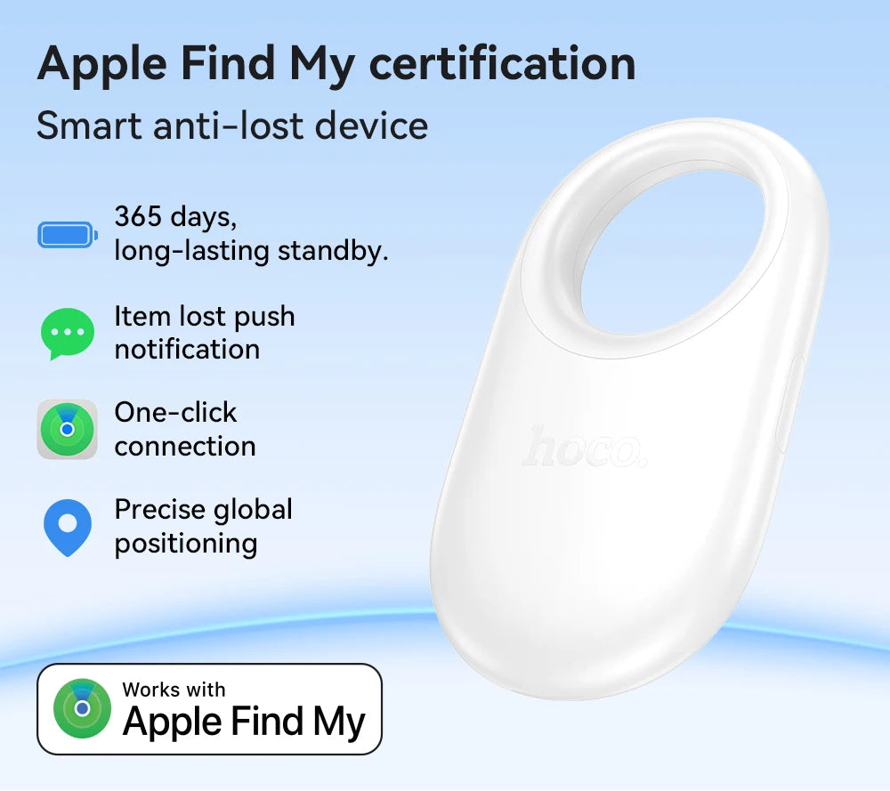 Mini Bluetooth GPS Tracker Smart Locator Tag for Keys Pets Bags Kids Wallets iOS Compatibility