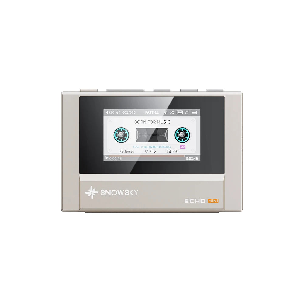 Retro Cassette Looking Bluetooth MP3 Music Player with 15 Hours Battery and Dual Headphone Outputs