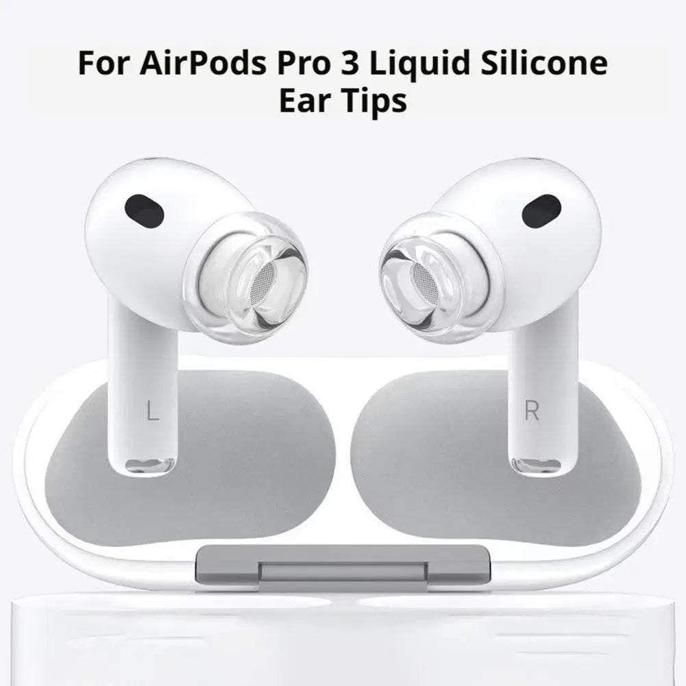 Liquid Silicone Replacement Ear Tips Compatible with AirPods Pro for Enhanced Noise Isolation Comfort
