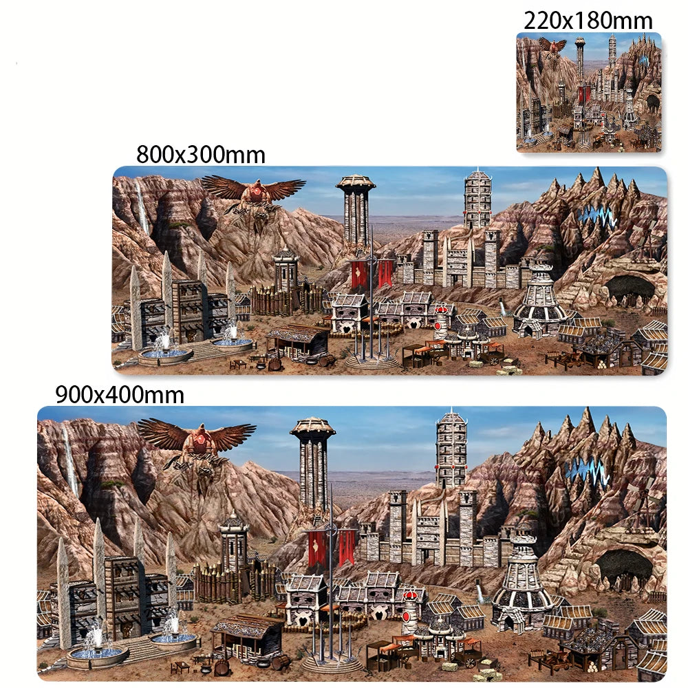 Large Extended Gaming Mouse Pad Desk Mat for Laptops Keyboard Office and Anime Themed Setups