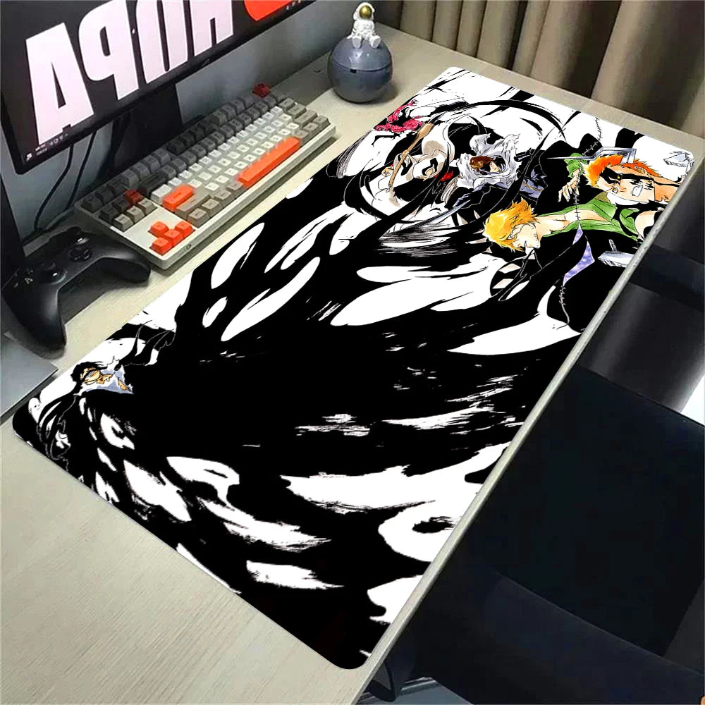 Large Extended Gaming Mouse Pad with Anti-Slip Rubber Base and Stitched Edges for Desk Setup
