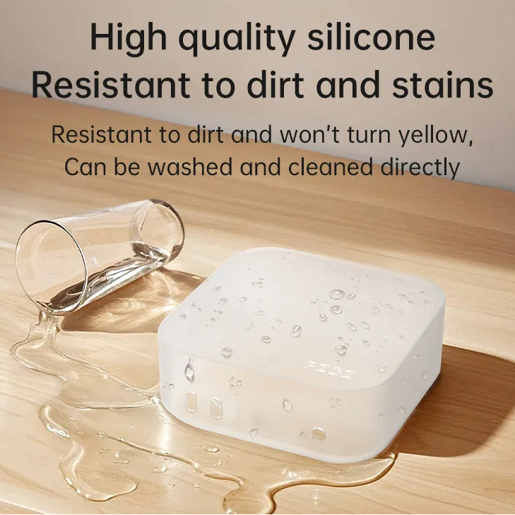 Silicone Protective Case for Mac Mini M4 Shock Absorbing Soft Cover Dustproof and Drop Resistant