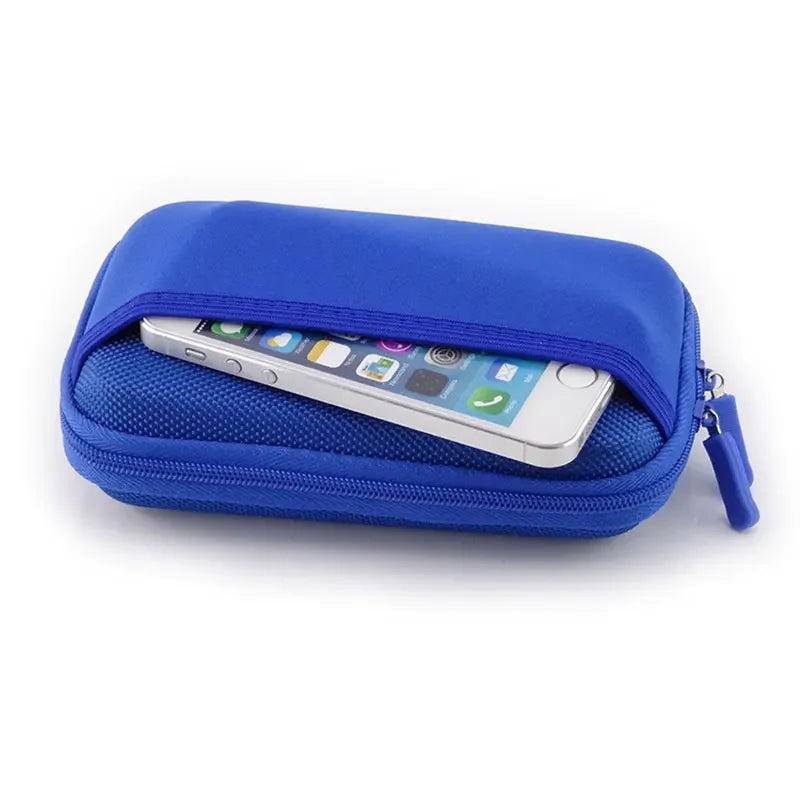 Water Resistant Digital Gadgets Storage Bag Travel Organiser Case for Power Banks HDD Cables Cards