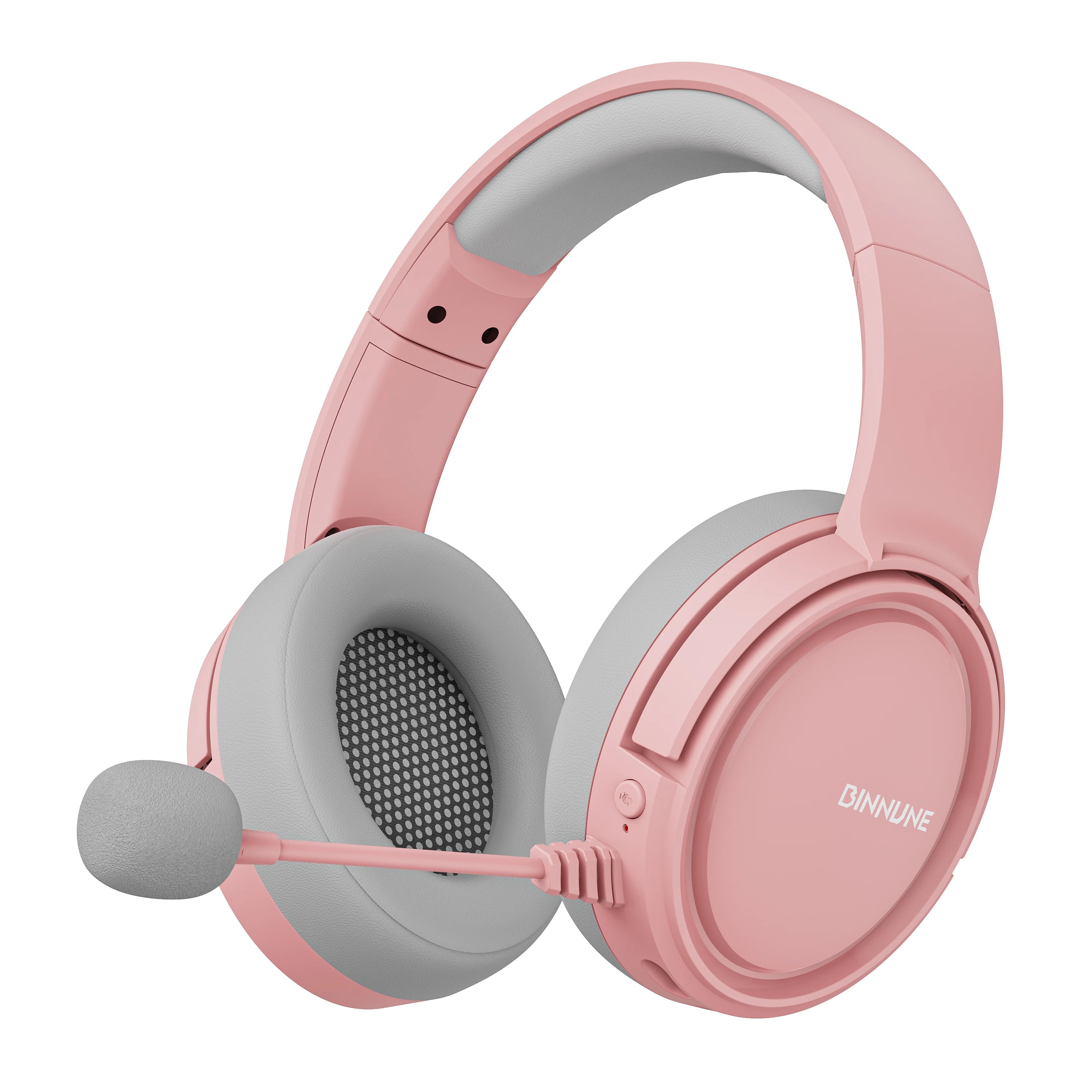 Wireless Gaming Headset with Bluetooth 5.2 and Noise Cancelling Microphone for PC and Console