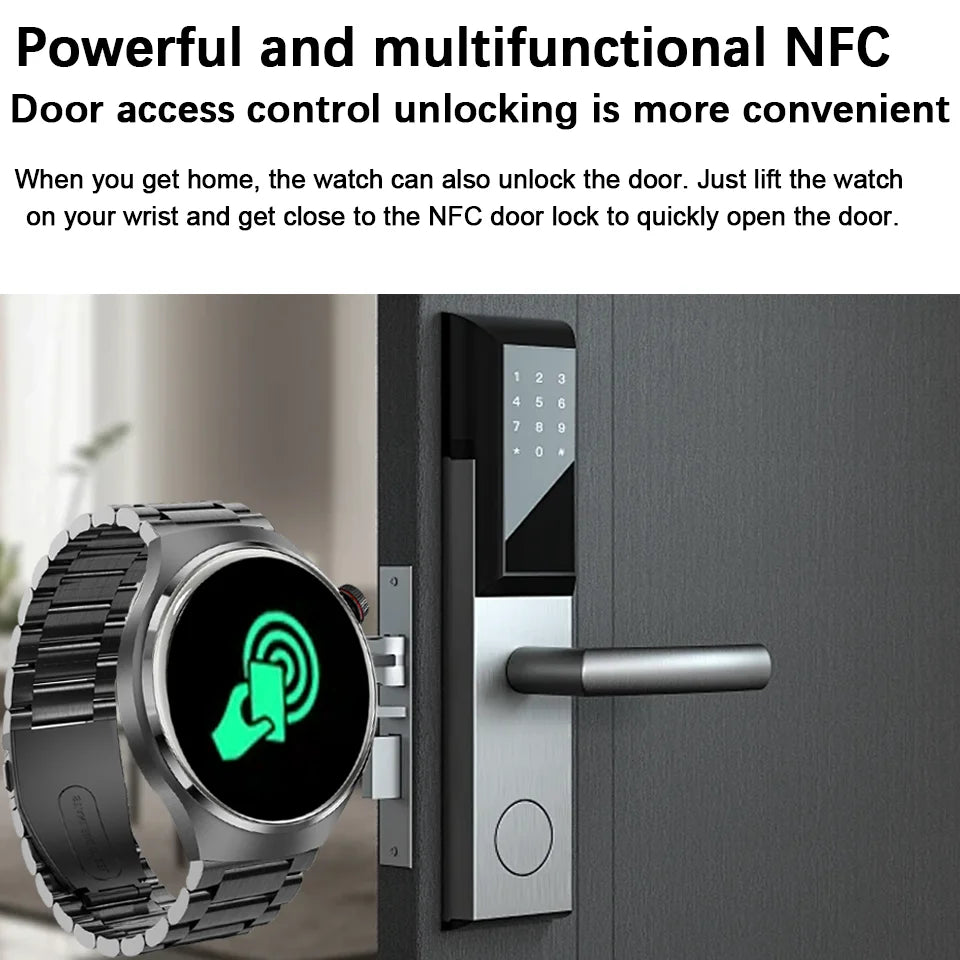 ECG PPG Smart Watch HD Call NFC Sport Health Tracker Blood Pressure Lipids Monitor New Model