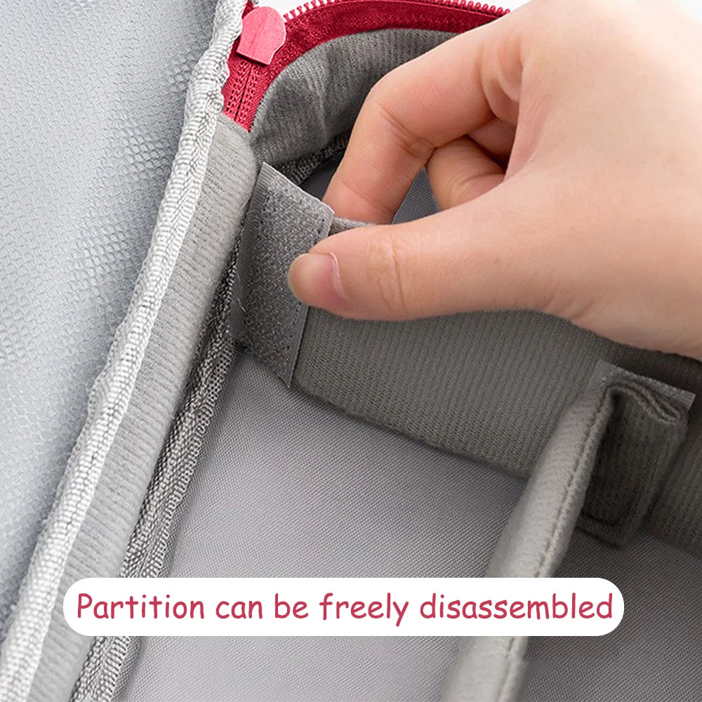 Portable Digital Storage Bag for Cables, Power Banks & Gadgets, Travel Makeup Organizer Pouch