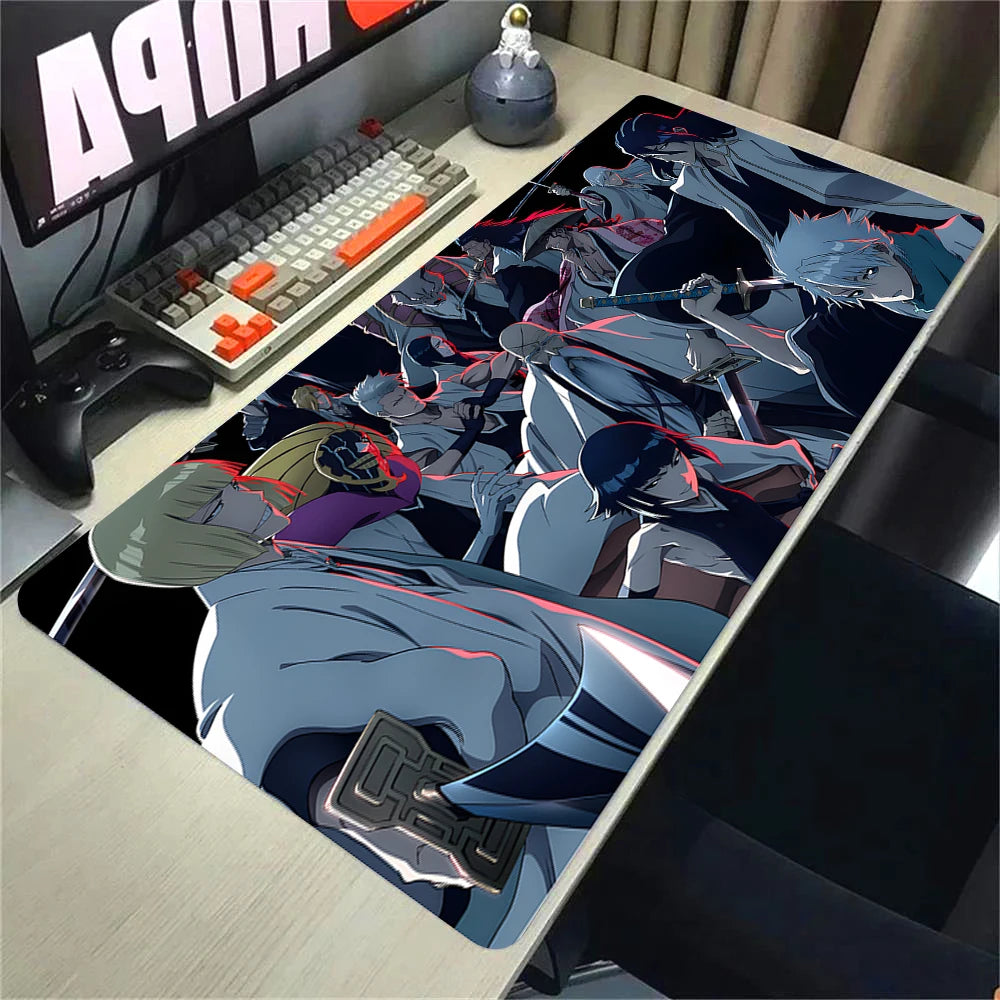 Large Extended Gaming Mouse Pad with Anti-Slip Rubber Base and Stitched Edges for Desk Setup