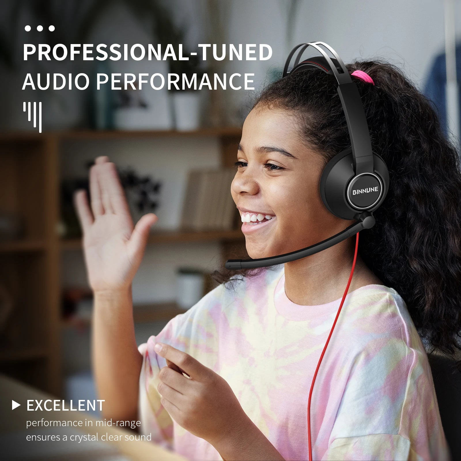 Wired Headset with Noise Cancelling Microphone for Laptop PC and Office Video Calls