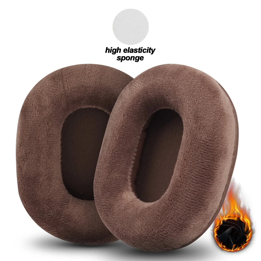 Premium Replacement Audio-Technica Oval Ear Pads Cushions for Over-Ear Headphones Various Materials