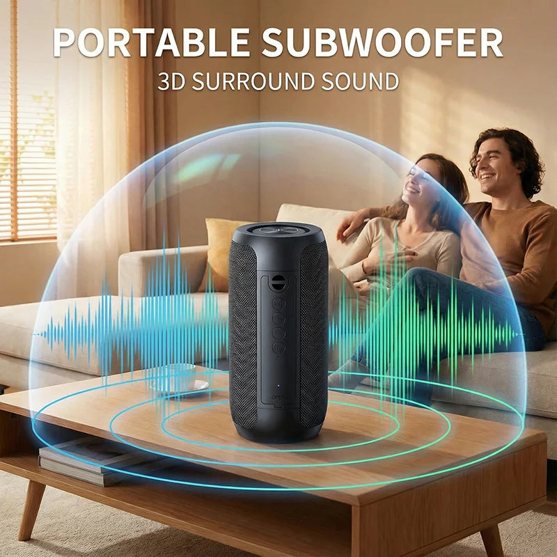Portable Bluetooth Speaker Powerful Bass Wireless Subwoofer Outdoor Party Sound Box TF USB