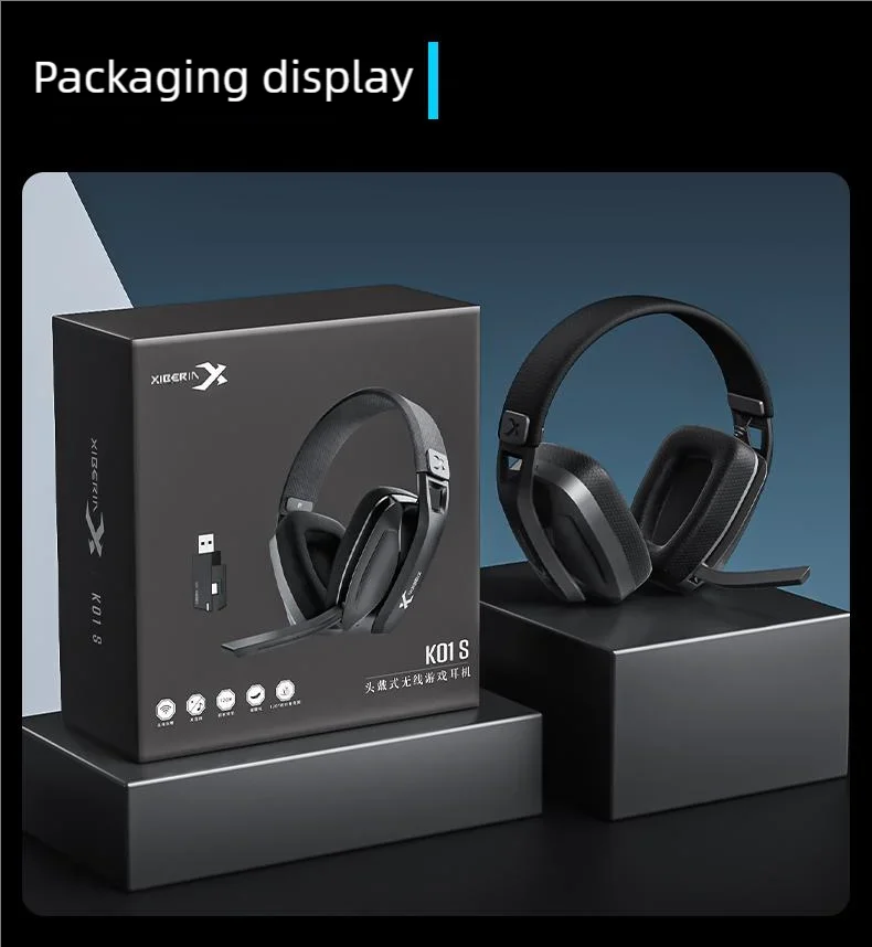Wireless Gaming Headset with Microphone for PS5 PS4 PC and Mobile Bluetooth Connectivity