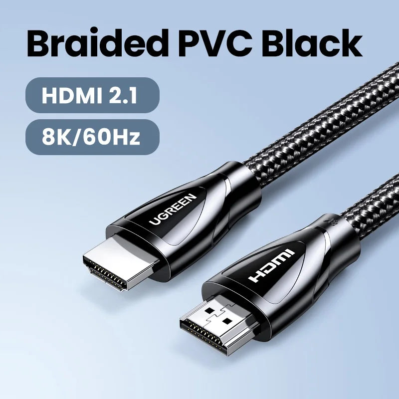 Ultra High Speed HDMI 2.1 Cable 8K 60Hz 48Gbps for PS5 Xbox TV Projector Dolby Vision HDR