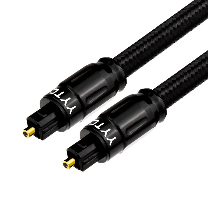 Premium SPDIF Optical Audio Cable for TV Amplifier Speaker Console and HiFi Sound System