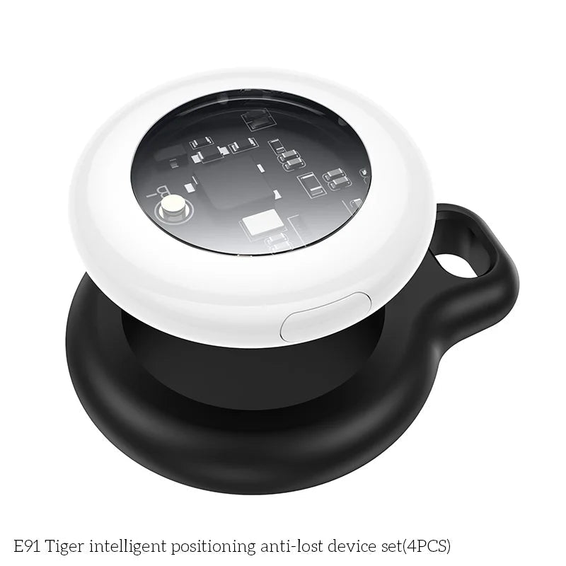 4 Pack Anti-Lost Bluetooth GPS Trackers with Cases Compatible with Apple Find My for Keys Luggage Bags