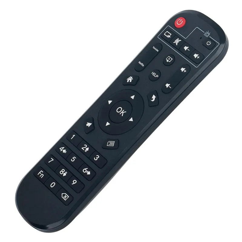 Replacement Remote Control for TV and Smart Set Top Boxes 433MHz Black