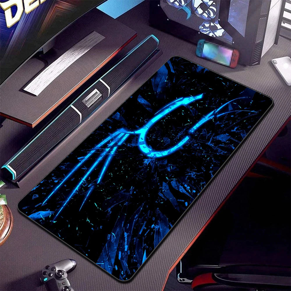 Extra Large Contour Map Gaming Mouse Pad Non-Slip Natural Rubber Desk Mat for Keyboard and Laptop